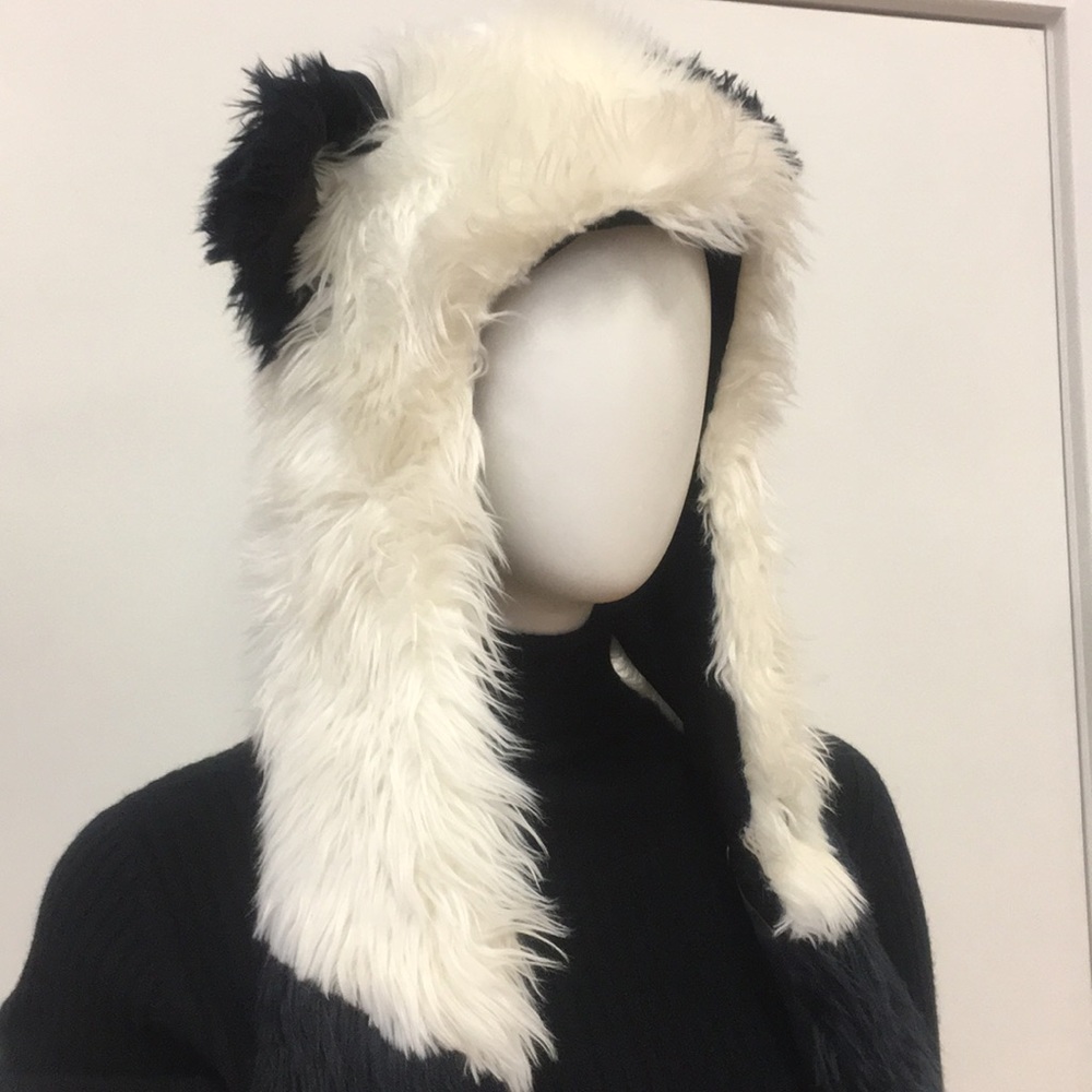 Children's faux fur polar hat